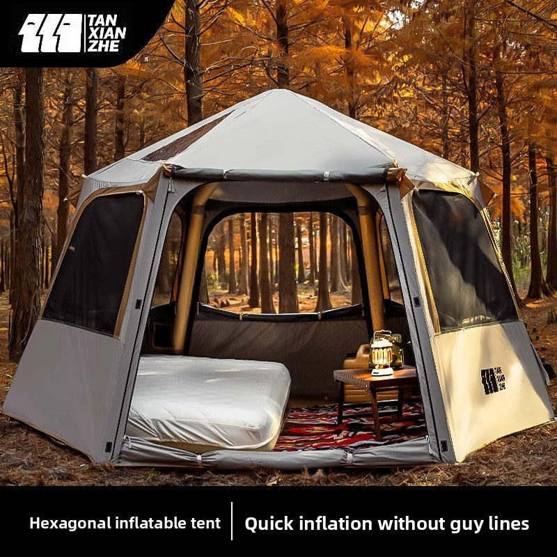 Premium 4-Person Family Camping Tent – Spacious, Weatherproof & Easy Setup