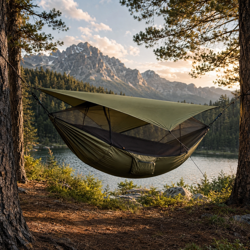 3-in-1 Camping Hammock with Mosquito Net – main product image
