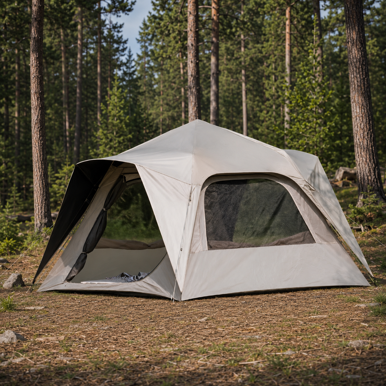 Double-Layer Blackout Camping Tent