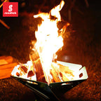 Outdoor camping campfire