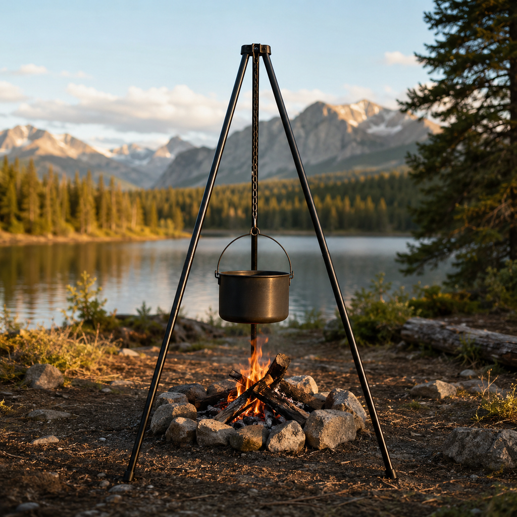 Portable Campfire Tripod – main product image