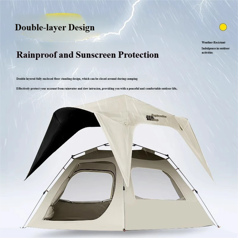 Double-Layer Blackout Camping Tent
