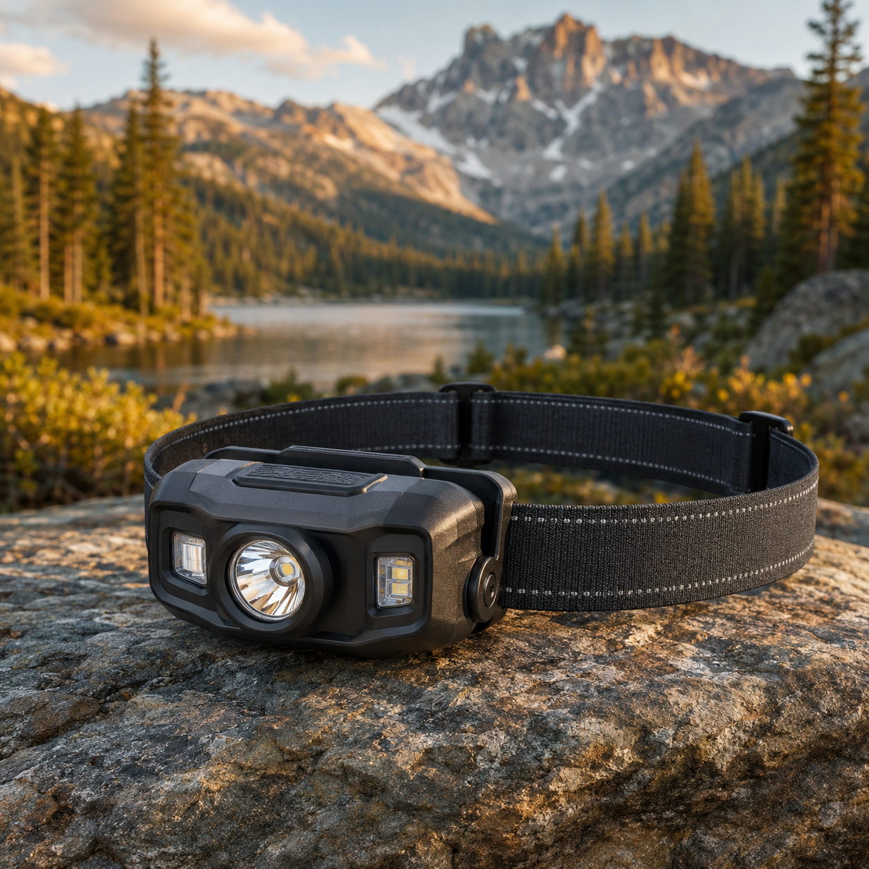 Rechargeable LED Outdoor Headlamp – main product image