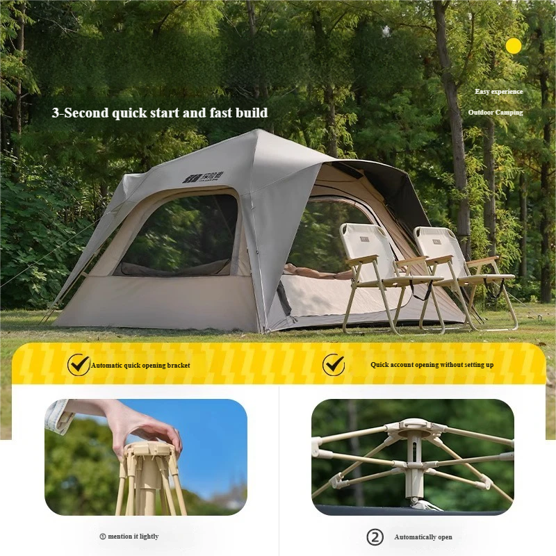 Double-Layer Blackout Camping Tent