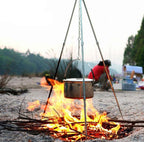 Campfire tripod hanging pot