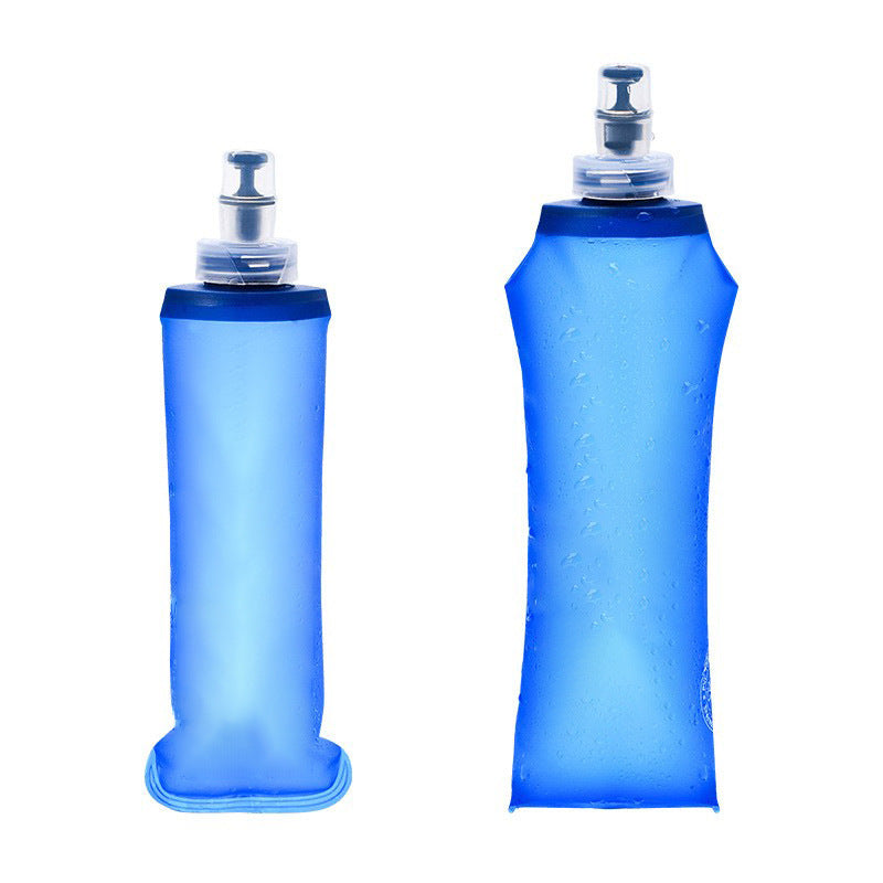 Portable folding cycling soft water bottle