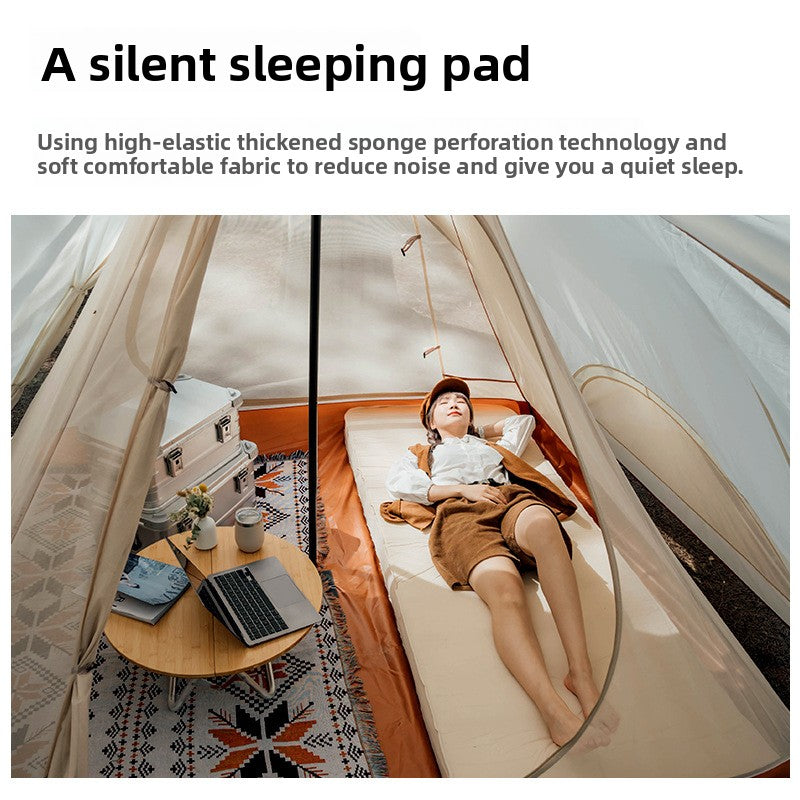 Hybrid Camping Air Mattress with Foam