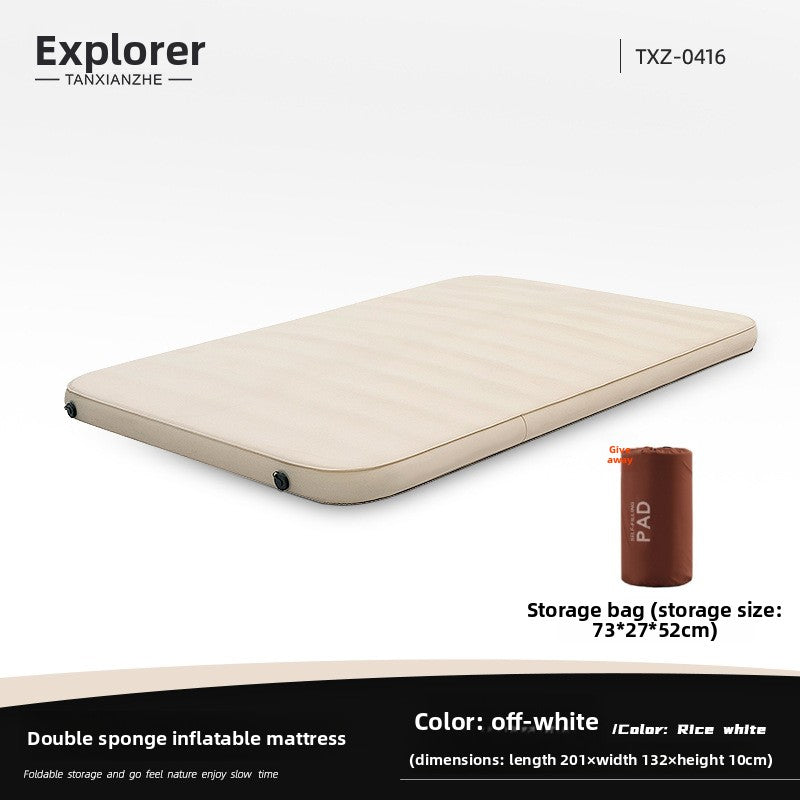 Hybrid Camping Air Mattress with Foam
