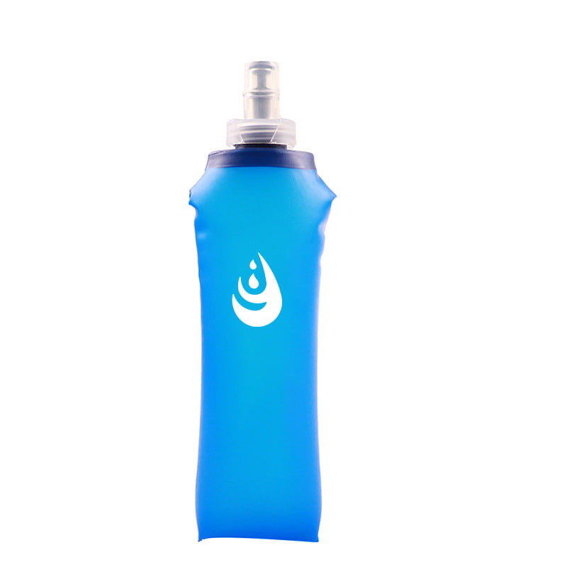 Portable folding cycling soft water bottle