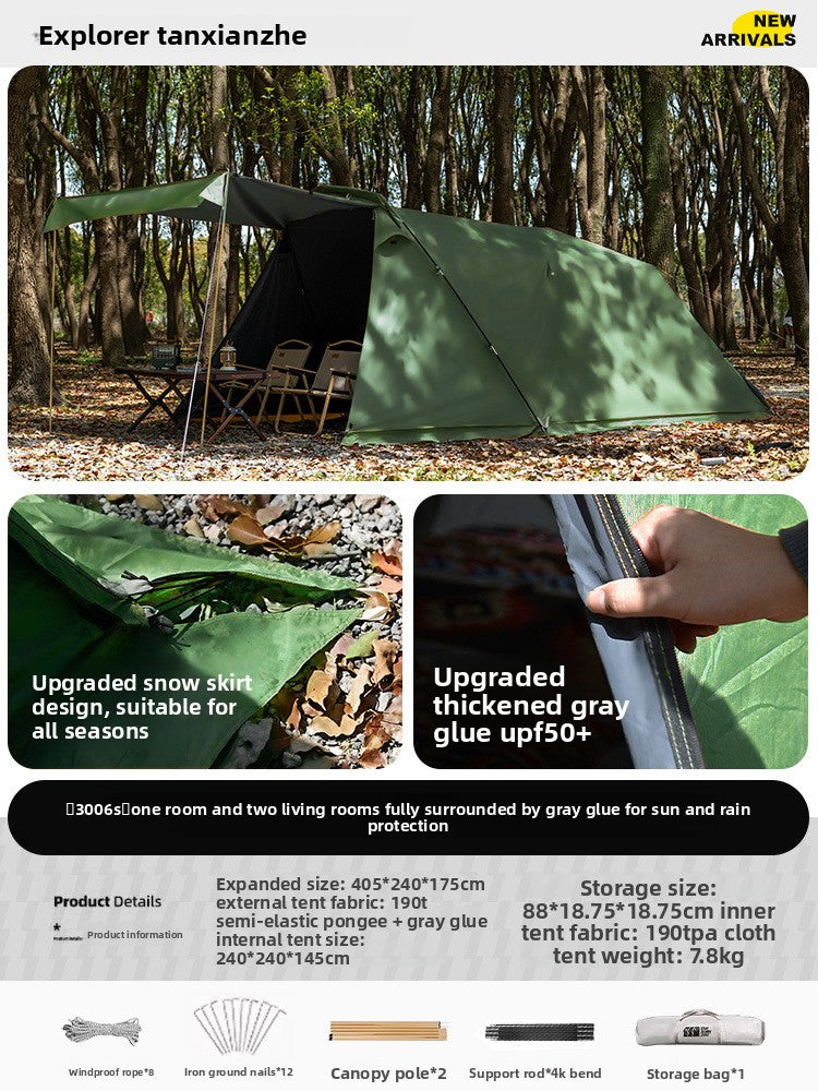 Family Tunnel Camping Tent – product image 7