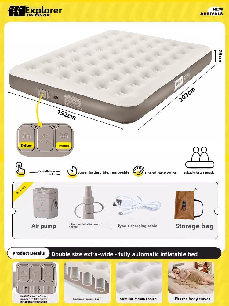 Built-in Pump Camping Air Mattress