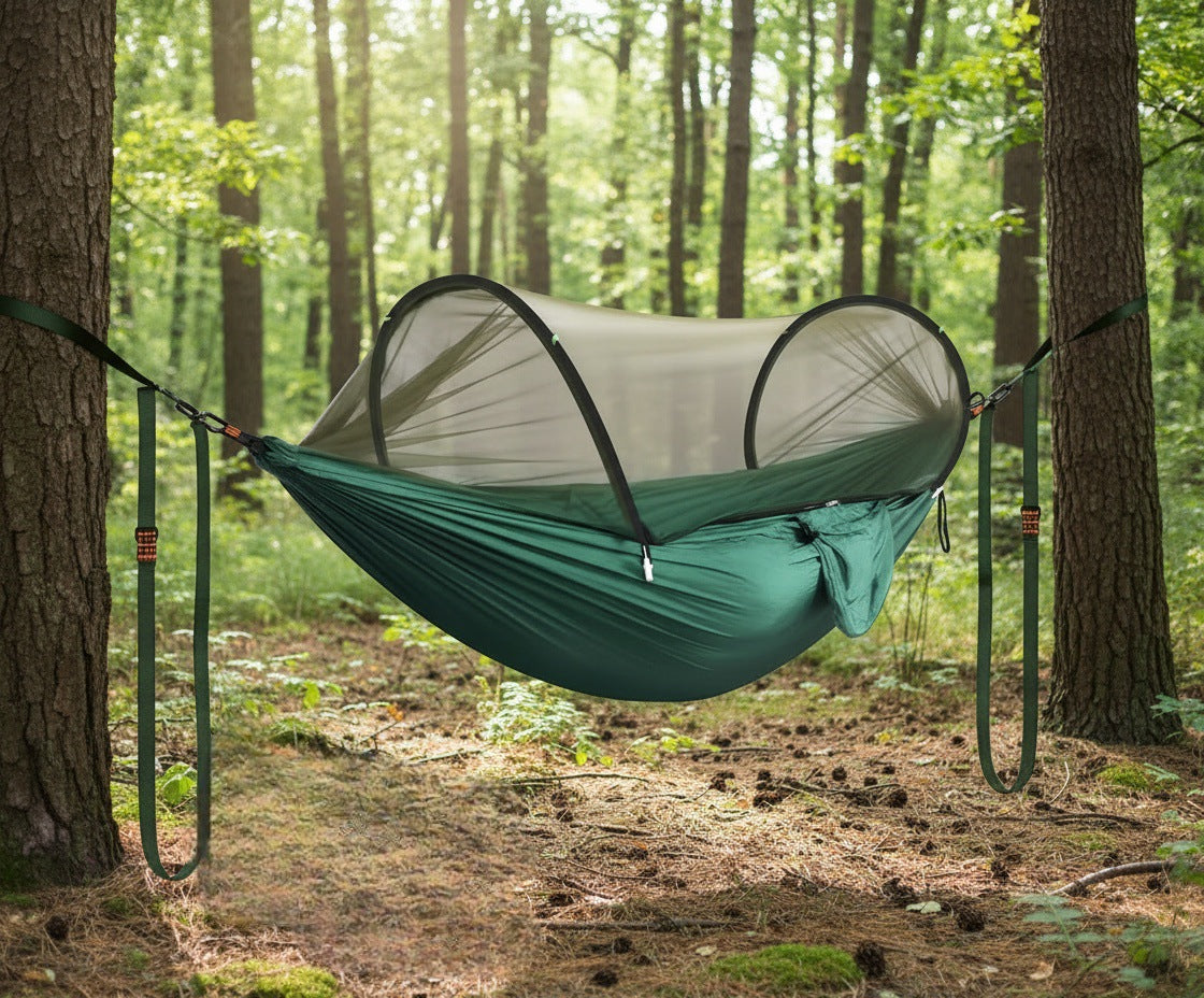 3-in-1 Camping Hammock with Mosquito Net