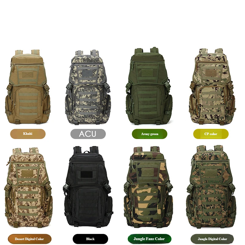 Outdoor sports camouflage backpack