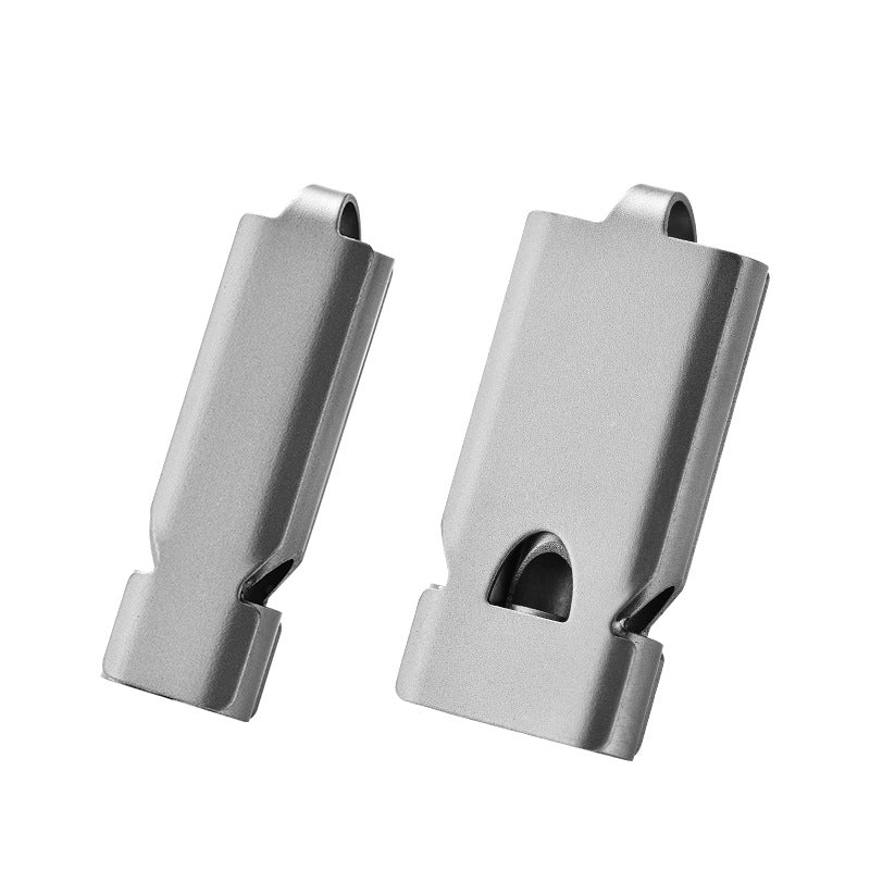 Titanium alloy three-tube whistle