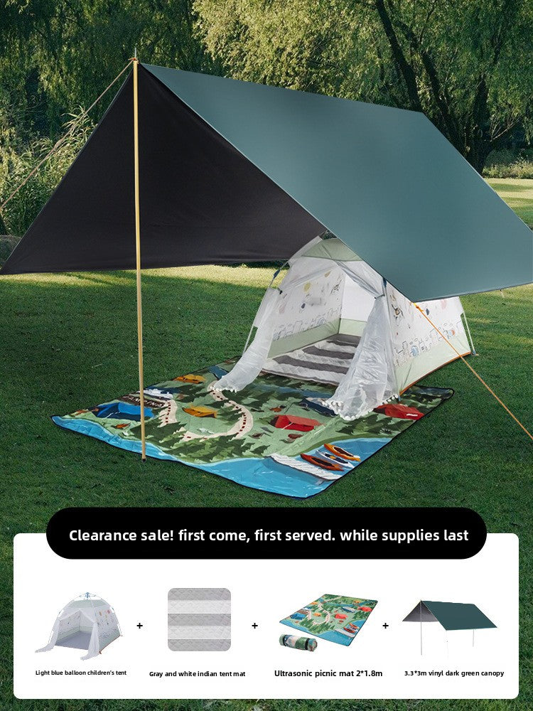 Inflatable Pop-Up Camping Tent