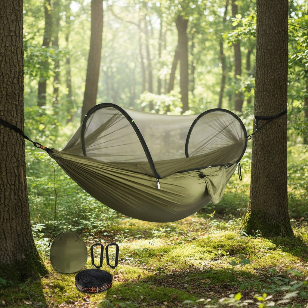 3-in-1 Camping Hammock with Mosquito Net