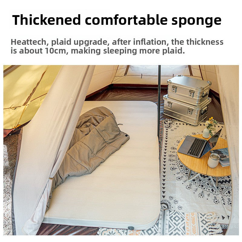 Hybrid Camping Air Mattress with Foam